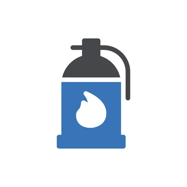 Feuerlöscher Vektor Illustration Auf Transparentem Hintergrund Hochwertige Symbole Glyphen Symbol — Stockvektor