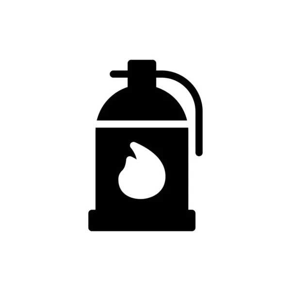 Brandsläckare Vektor Illustration Transparent Bakgrund Premium Kvalitetssymboler Glyfer Ikon För — Stock vektor