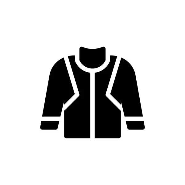 Chaqueta Vector Ilustración Sobre Fondo Transparente Símbolos Calidad Premium Glifos — Vector de stock