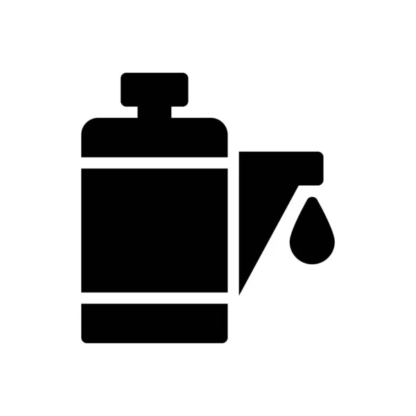 Bottle Vector Illustration Transparent Background Premium Quality Symbols Glyphs Icon — Stock Vector