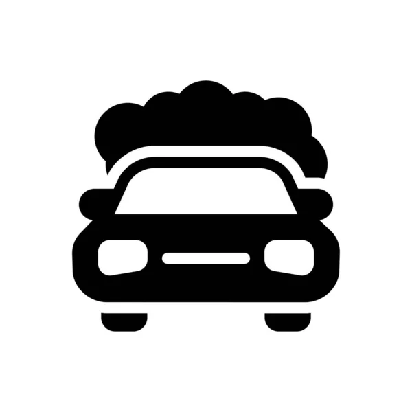 Car Wash Vector Illustration Transparent Background Premium Quality Symbols Glyphs — 스톡 벡터
