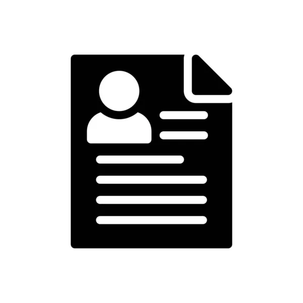 Employee Vector Illustration Transparent Background Premium Quality Symbols Glyphs Icon — Vetor de Stock