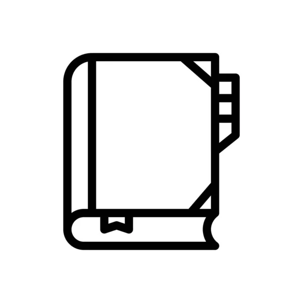 Buch Vektor Illustration Auf Transparentem Hintergrund Symbole Premium Qualität Thin — Stockvektor