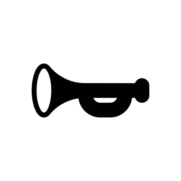 Trumpet Vector Illustration Transparent Background Premium Quality Symbols Glyphs Icon — Stockový vektor