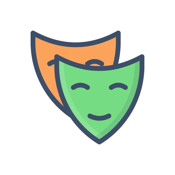Máscara Facial Vector Ilustración Sobre Fondo Transparente Símbolos Calidad Premium — Vector de stock
