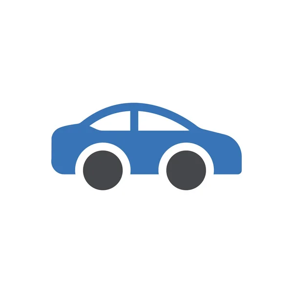 Ilustracja Wektora Samochodu Przejrzystym Tle Symbole Jakości Premium Ikona Glifów — Wektor stockowy