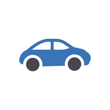 Şeffaf bir arkaplan üzerinde taksi vektör çizimi. Konsept ve grafik tasarım simgeleri için kaliteli semboller..