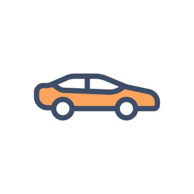 Şeffaf bir arkaplan üzerinde araç vektör çizimi. Konsept ve grafik tasarım için mükemmel kalite simgeleri..