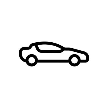 Şeffaf bir arkaplan üzerinde araç vektör çizimi. Premium kalite semboller. Konsept ve grafik tasarım için ince çizgi simgesi.