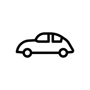 Şeffaf bir arkaplan üzerinde araç vektör çizimi. Premium kalite semboller. Konsept ve grafik tasarım için ince çizgi simgesi.