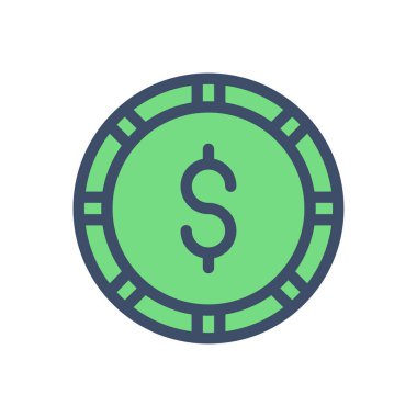 Saydam bir arkaplan üzerinde dolar para vektör illüstrasyonu. Konsept ve grafik tasarım için birinci sınıf kalite simgeler..