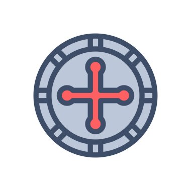 Şeffaf bir arkaplan üzerinde dönen tekerlek vektör illüstrasyonu. Konsept ve grafik tasarım için premium kalite simgeleri..