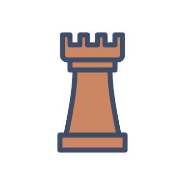 Şeffaf bir arkaplan üzerinde strateji parçası vektör illüstrasyonu. Konsept ve grafik tasarım için premium kalite simgeleri..