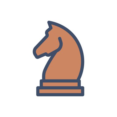 Saydam bir arkaplan üzerinde satranç vektör illüstrasyonu. Konsept ve grafik tasarımı için birinci sınıf kalite simgeler..