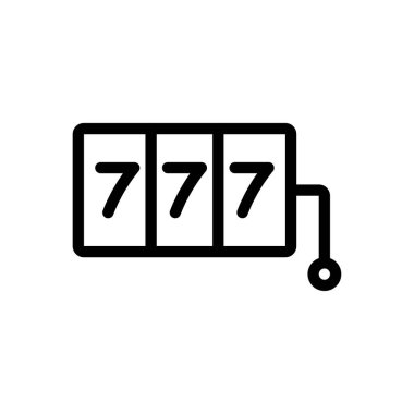 Saydam bir arkaplan üzerinde makine vektör çizimi. Premium kalite sembolleri. Konsept ve grafik tasarım için ince çizgi simgesi. 