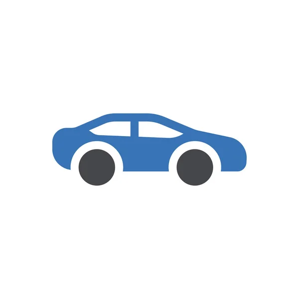 Car Vector Illustration Transparent Background Premium Quality Symbols Glyphs Icon — Stock Vector