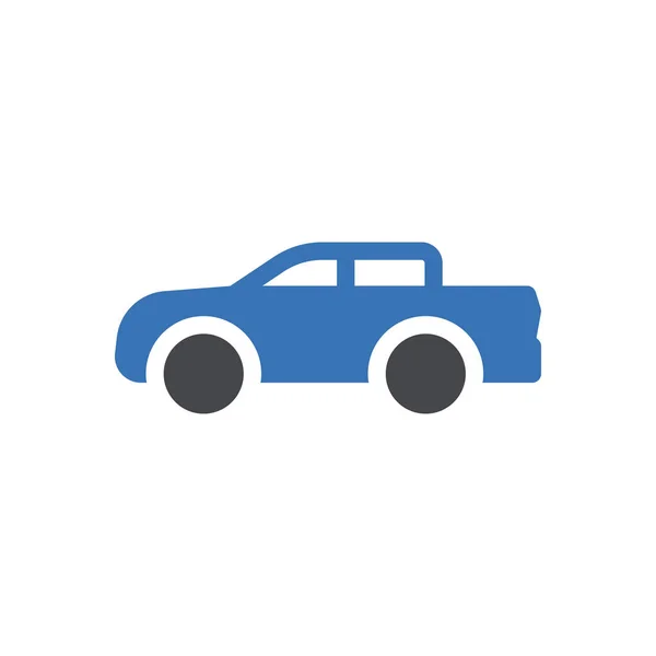 Jeep Vector Illustration Transparent Background Premium Quality Symbols Glyphs Icon — Stock Vector