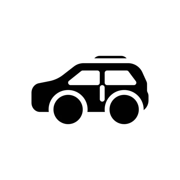 Jeep Vector Illustration Transparent Background Premium Quality Symbols Glyphs Icon — 스톡 벡터