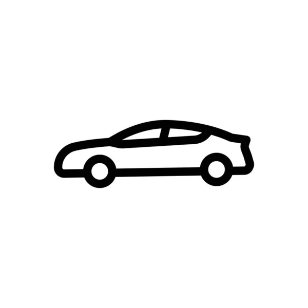 Auto Vektor Illustration Auf Einem Transparenten Hintergrund Premium Qualität Symbole — Stockvektor