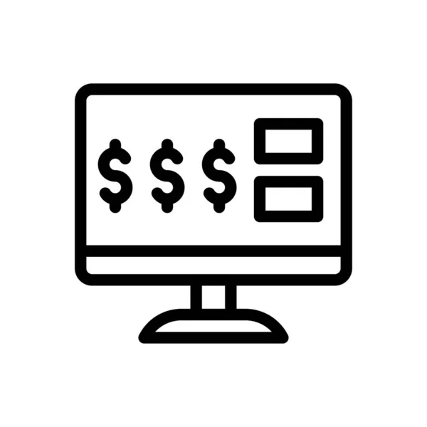 Dollar Machine Vector Illustratie Een Transparante Achtergrond Premium Kwaliteit Symbolen — Stockvector