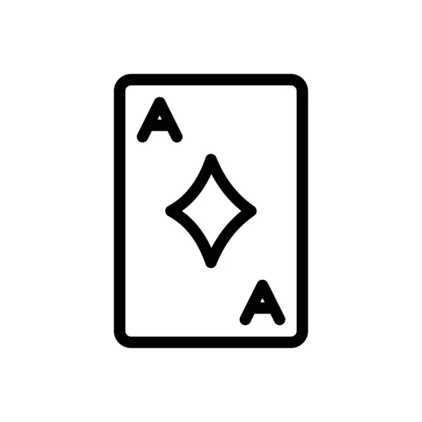 Illustration Vectorielle Carte Poker Sur Fond Transparent Symboles Qualité Premium — Image vectorielle