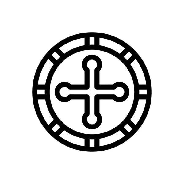 Векторная Иллюстрация Крутящегося Колеса Прозрачном Фоне Символы Высокого Качества — стоковый вектор