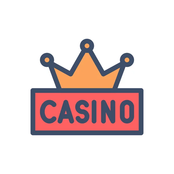 Ilustración Vectores Casino Sobre Fondo Transparente Símbolos Calidad Premium Icono — Vector de stock