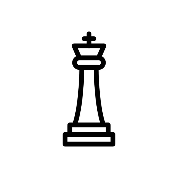 Chess Vector Illustration Transparent Background Premium Quality Symbols Thin Line — Stock Vector