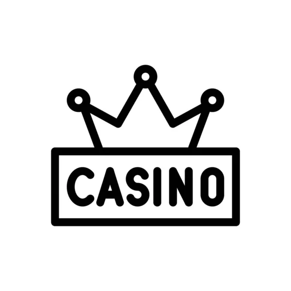 Ilustración Vectores Casino Sobre Fondo Transparente Símbolos Calidad Premium Icono — Vector de stock