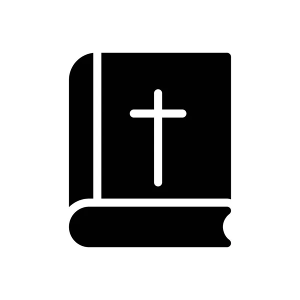 Bible Vector Illustration Transparent Background Premium Quality Symbols Glyphs Icon — 스톡 벡터