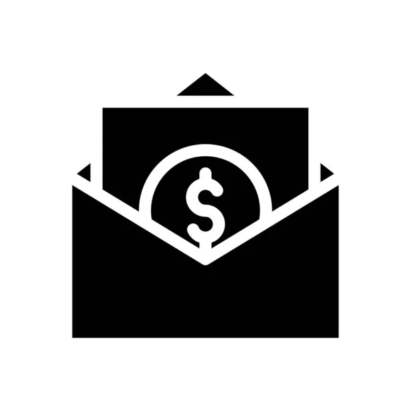 Mail Vector Illustration Transparent Background Premium Quality Symbols Glyphs Icon — ストックベクタ