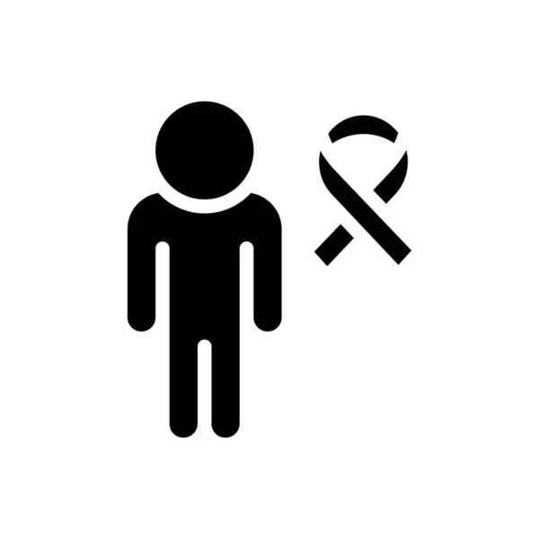 Cancer Vector Illustration Transparent Background Premium Quality Symbols Glyphs Icon — 스톡 벡터