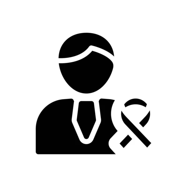 Cancer Vector Illustration Transparent Background Premium Quality Symbols Glyphs Icon — Stock Vector