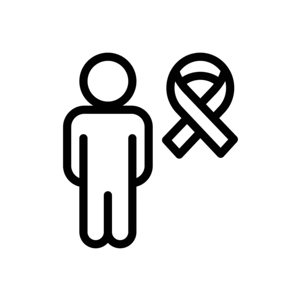 Cancer Vector Illustration Transparent Background Premium Quality Symbols Thin Line — Image vectorielle