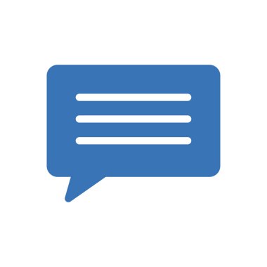 Şeffaf bir arkaplan üzerinde ileti vektör illüstrasyonu. Konsept ve grafik tasarımı için kaliteli semboller.. 