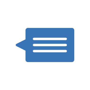 Şeffaf bir arkaplan üzerinde ileti vektör illüstrasyonu. Konsept ve grafik tasarımı için prim kalite simgeleri.. 