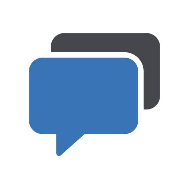 Şeffaf bir arkaplan üzerinde ileti vektör illüstrasyonu. Konsept ve grafik tasarımı için prim kalite simgeleri.. 