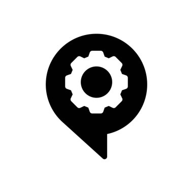 İleti, şeffaf bir arkaplan üzerinde vektör illüstrasyonunu ayarlıyor. Konsept ve grafik tasarım için premium kalite simgeleri.. 