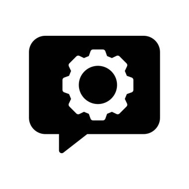 İleti, şeffaf bir arkaplan üzerinde vektör illüstrasyonunu ayarlıyor. Konsept ve grafik tasarım için premium kalite simgeleri.. 