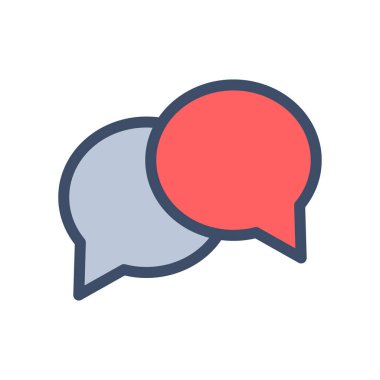 Şeffaf bir arkaplan üzerinde ileti vektör illüstrasyonu. Konsept ve grafik tasarımı için prim kalite simgeleri..