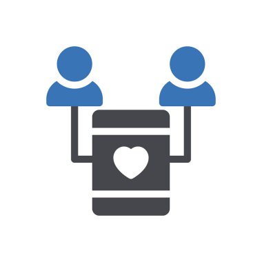 Şeffaf bir arkaplan üzerinde mobil ileti vektör illüstrasyonu. Konsept ve grafik tasarımı için kaliteli semboller.. 