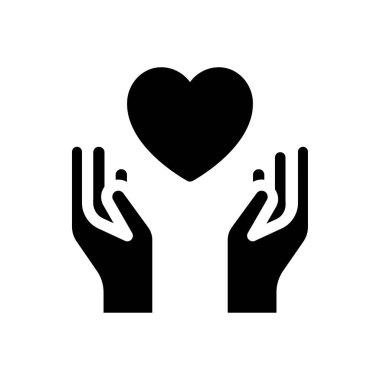 Şeffaf bir arkaplan üzerinde sevgi vektörü illüstrasyonu. Konsept ve grafik tasarımı için en iyi kalite semboller..