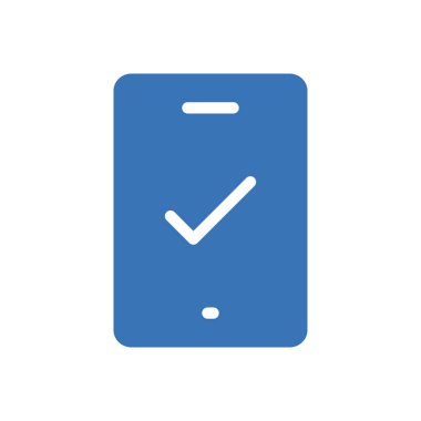 Şeffaf bir arkaplan üzerinde mobil vektör illüstrasyonu. Konsept ve grafik tasarımı için kaliteli semboller.. 