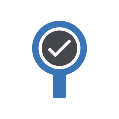 Şeffaf bir arkaplanda vektör illüstrasyonunu kontrol edin. Konsept ve grafik tasarımı için kaliteli semboller.. 