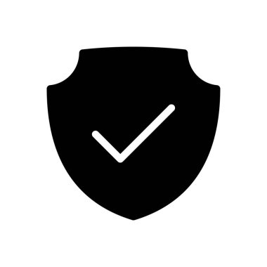 Saydam bir arkaplan üzerinde kalkan vektör çizimi. Konsept ve grafik tasarımı için mükemmel kalite semboller.. 