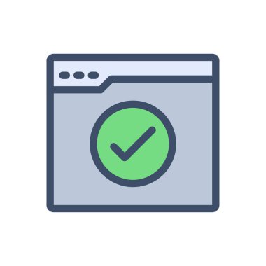 Saydam bir arkaplan üzerinde web sayfası vektör illüstrasyonu. Konsept ve grafik tasarım için premimium kalite simgeleri.. 