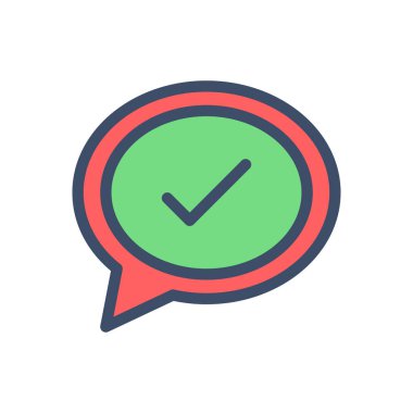 Şeffaf bir arkaplan üzerinde ileti vektör illüstrasyonu. Konsept ve grafik tasarımı için prim kalite simgeleri.. 