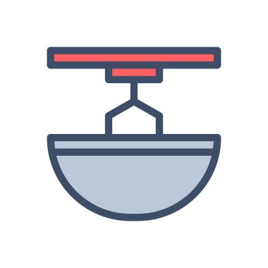 Şeffaf bir arkaplan üzerinde mikser makine vektör çizimi. Konsept ve grafik tasarımı için premimium kalitesi simgeleri..