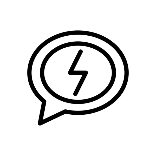 Flash Üzenet Vektor Illusztráció Egy Átlátszó Háttér Prémium Minőségű Szimbólumok — Stock Vector