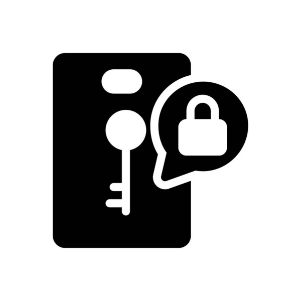 Lock Vektor Illustration Auf Transparentem Hintergrund Hochwertige Symbole Glyphen Symbol — Stockvektor